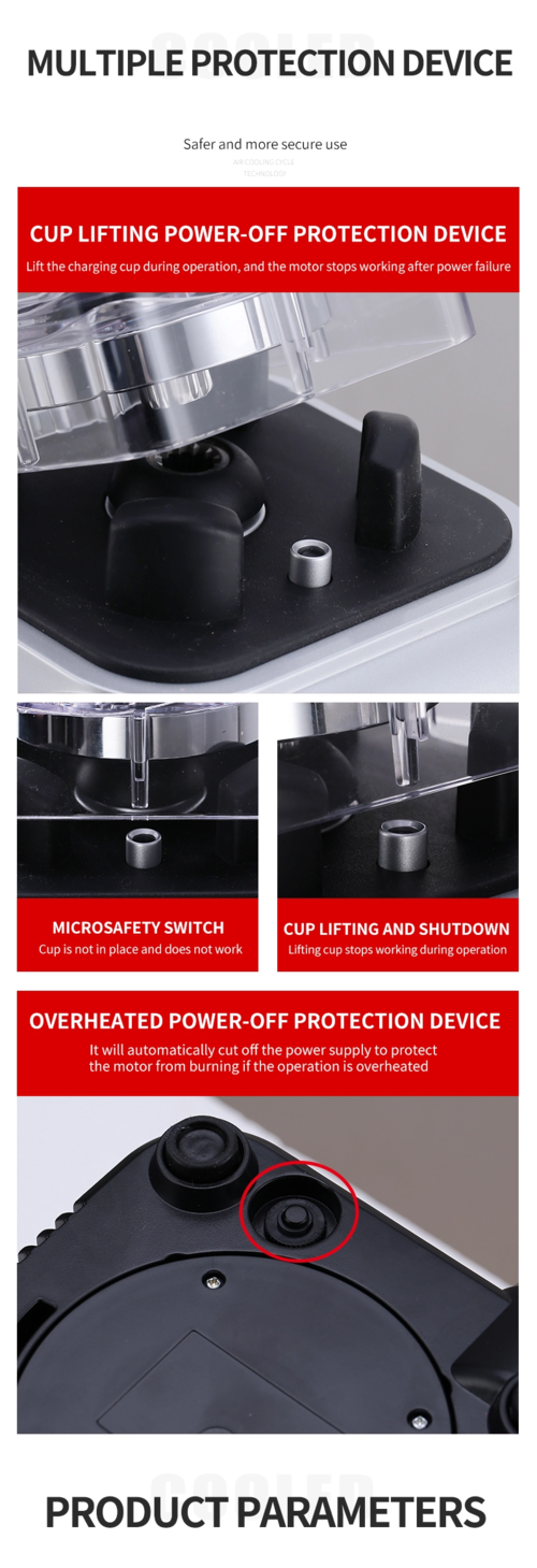 Licuadora comercial Teapresso Smoothie de 10 velocidades