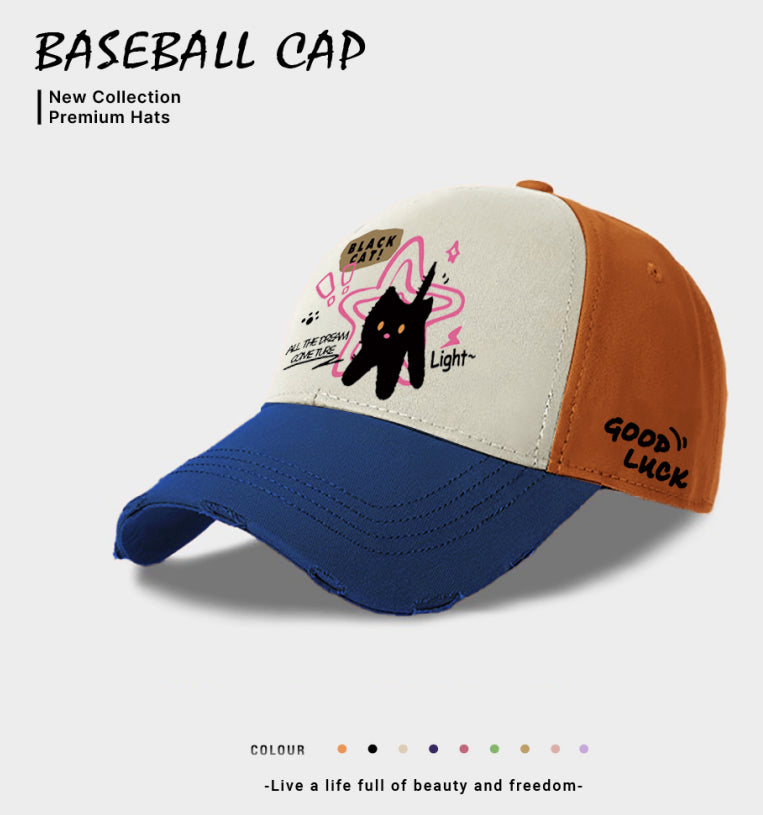 Casquette de baseball décontractée de style européen et américain pour femme