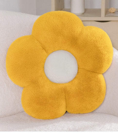 Coussin lombaire double usage Pétale de Tournesol