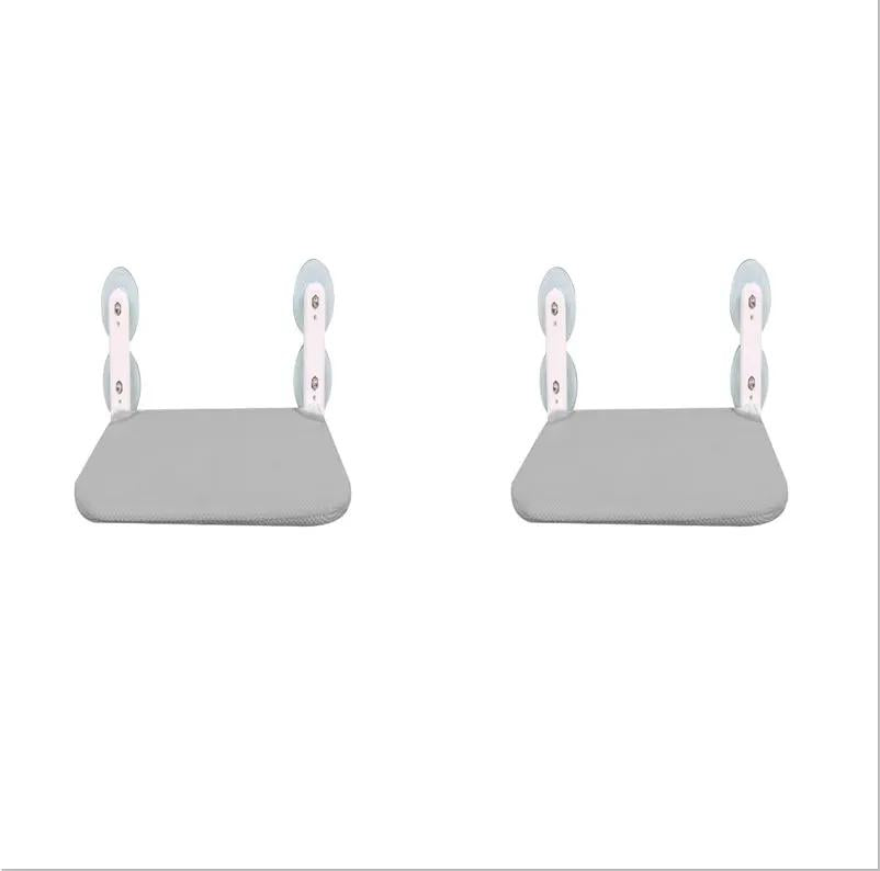 AdTec Hammock Four Seasons cat window litter suction cup brackets, gray pads, 2-pack
