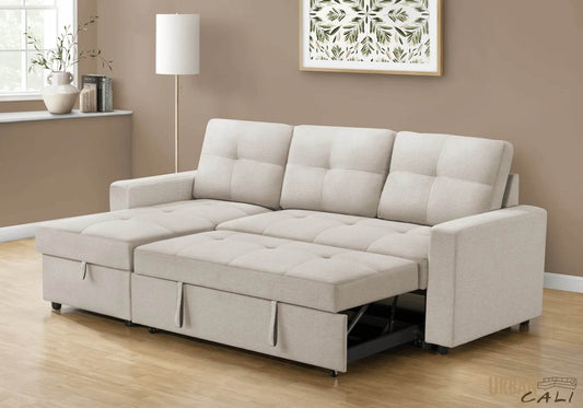 Venice Sleeper Sectional Sofa Bed with Reversible Storage Chaise-1