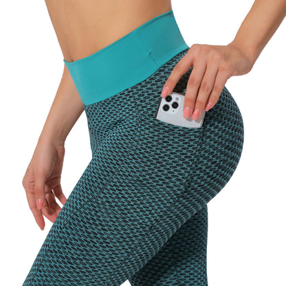 Pantalon de yoga de sport taille haute liftant les hanches pour femmes