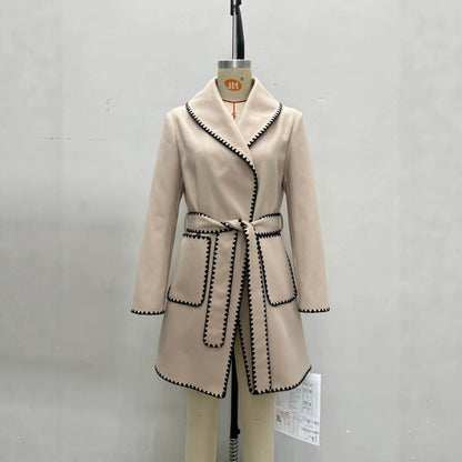 Manteau automne/hiver chic et raffiné à la française