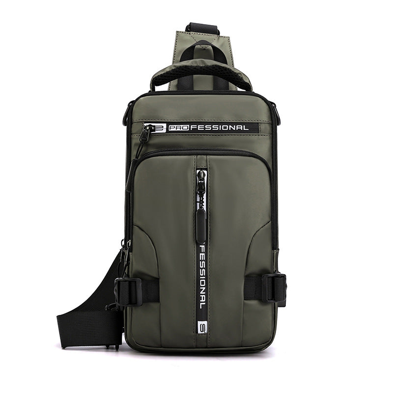 Bolsos cruzados para hombre Mochila multifuncional Bolsos de hombro y pecho