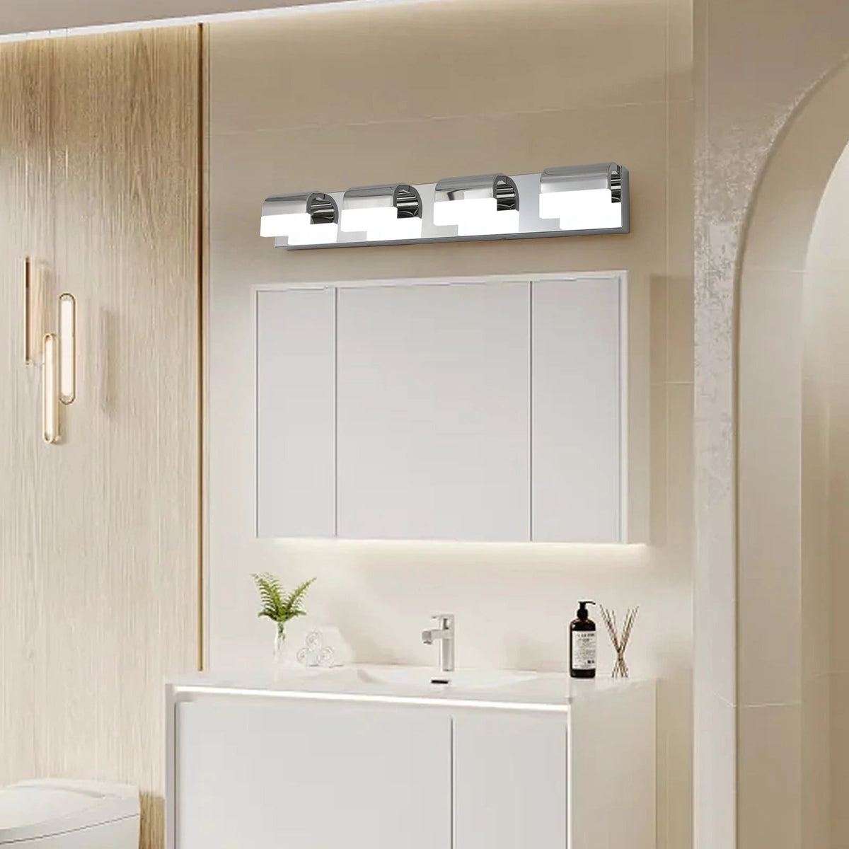 Modern Bathroom Vanity Lighting 4-Light LED by eprolo