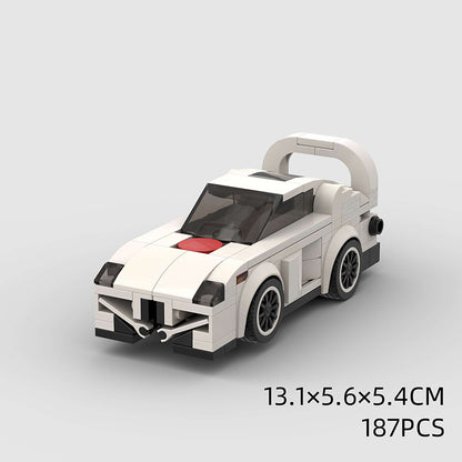 Jouets pour enfants Modèle de voiture Voiture de sport et petites briques de construction MOC Jouets éducatifs