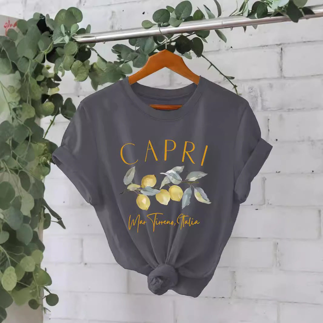 Pattern printed T-shirt