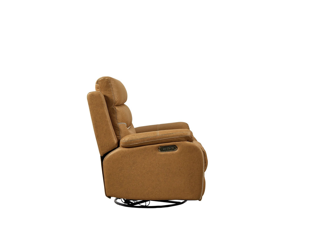 Liyasi Dual OKIN Motor Rocking and 240 Degree Swivel Single Sofa Seat recliner Chair Infinite Position by eprolo