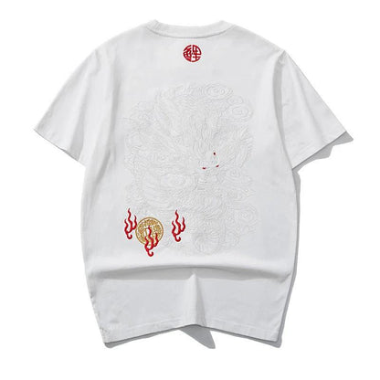 T-shirt Round Neck Pure Cotton Breathable Top For Men's Fashion by eprolo