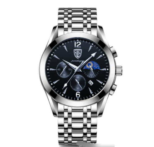 Montre à quartz étanche lumineuse pour homme avec bracelet