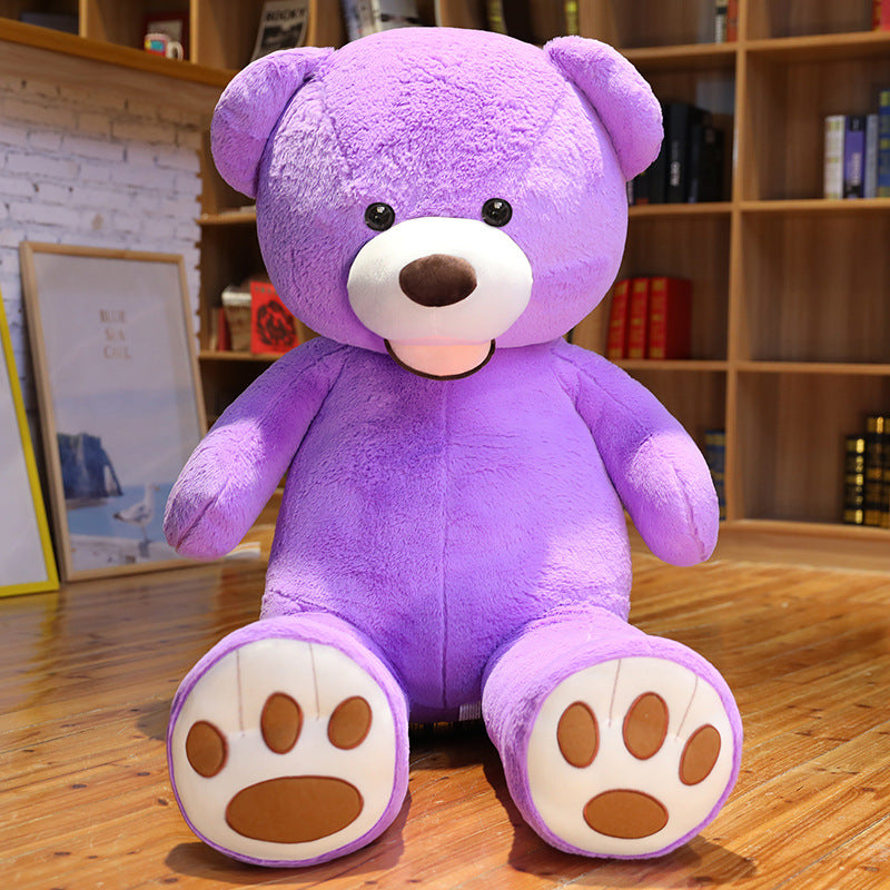 Peluche Grand Ours en Peluche Couleur Unie