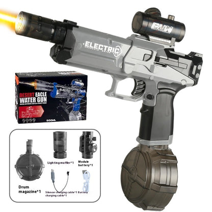 Nouveau pistolet à eau électrique Ice Mouse Ice Explosion, haute vitesse, tir continu, rechargement à liaison, grande capacité pour enfants