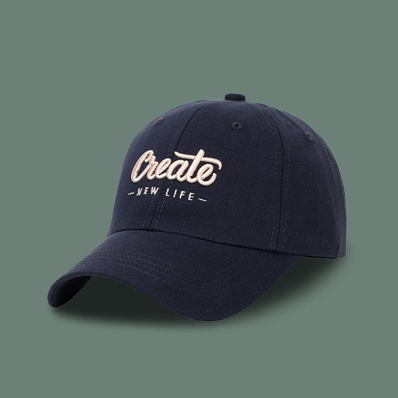 Chapeau coréen pour femme, look assorti, petites lettres brodées