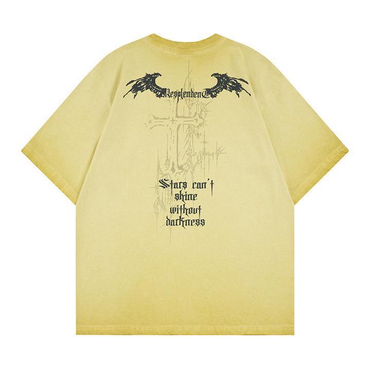 T-shirt à manches courtes imprimé ailes