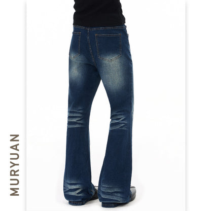 Jean évasé extensible slim style urbain