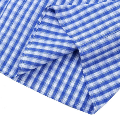 Loose checkered short sleeved shirt by eprolo