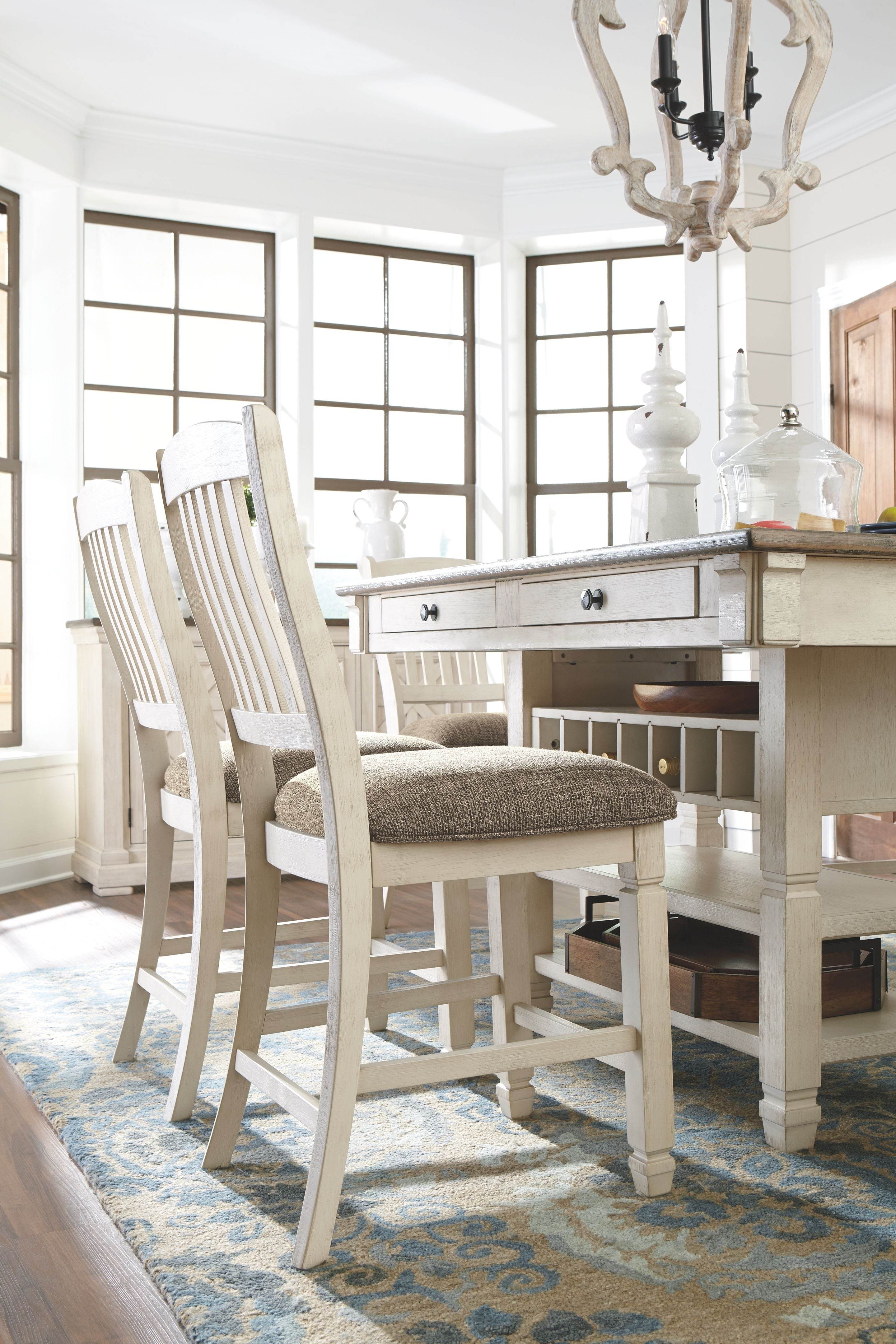 Bolanburg - Rectangular Counter Table Set-4