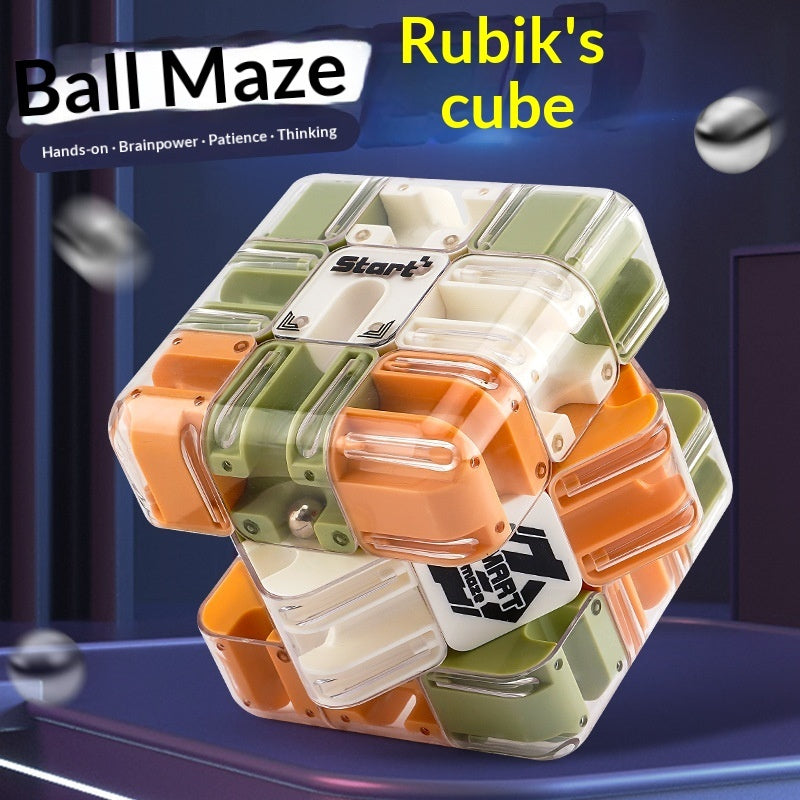 Bead Maze Rubik's Cube Logic Thinking Children's Toy