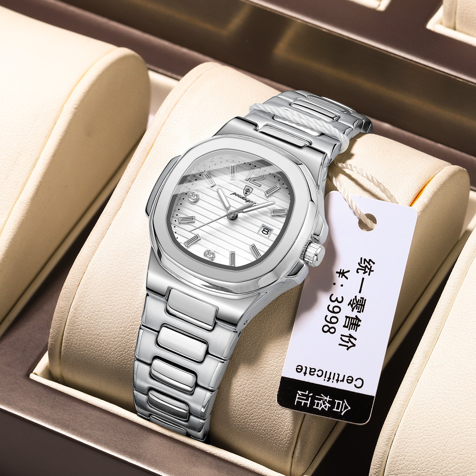 Reloj de Cuarzo Luminoso Ultrafino para Mujer
