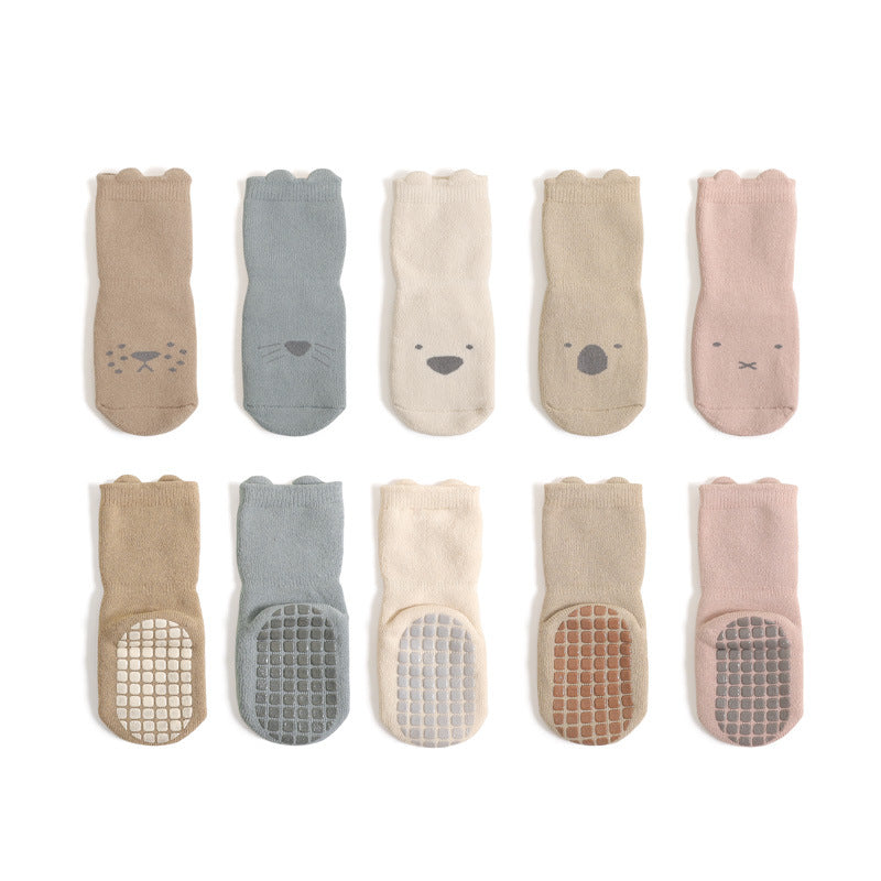 Chaussettes en coton peigné pour garçons et filles