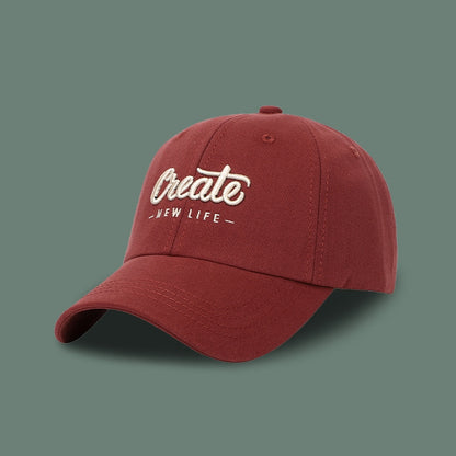 Chapeau coréen pour femme, look assorti, petites lettres brodées