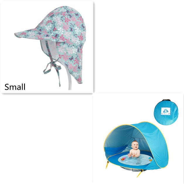 Tienda de playa para bebés, carpa de camping al aire libre para niños, plegable, impermeable, toldo parasol con protección UV.