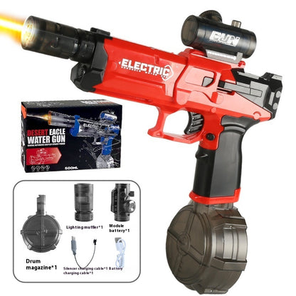 Nouveau pistolet à eau électrique Ice Mouse Ice Explosion, haute vitesse, tir continu, rechargement à liaison, grande capacité pour enfants