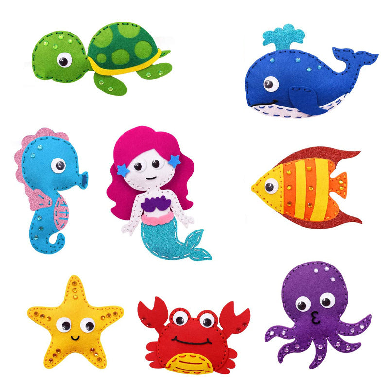 Children's Hand-stitched DIY Felt Cloth Creative Educational Toys