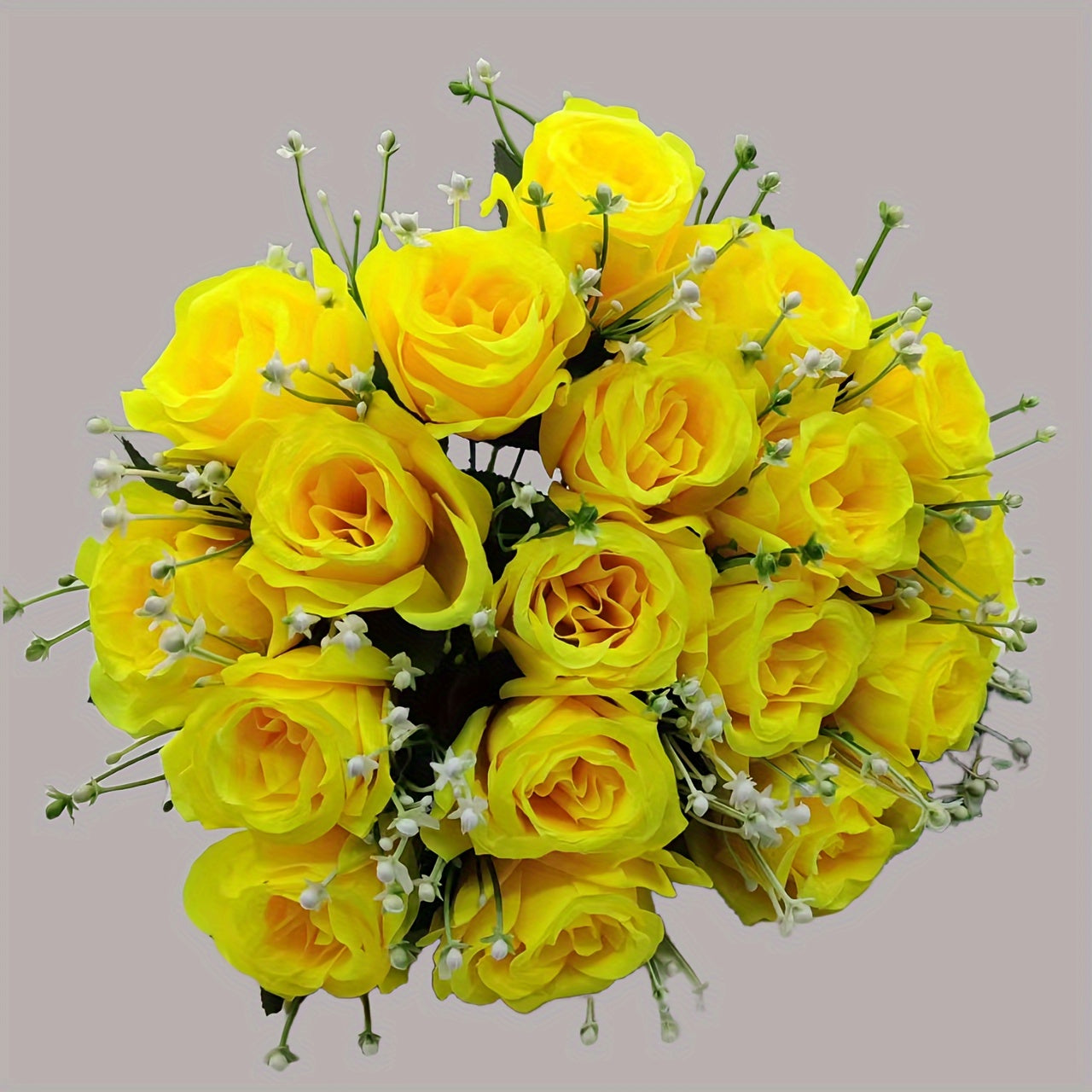 Silk Artificial Roses Bouquet for Home Decor-2