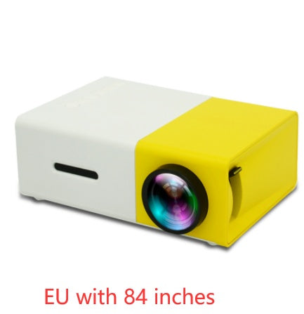 Proyector portátil 3D HD LED Cine en casa HDMI compatible con USB de audio Proyector YG300 Mini proyector
