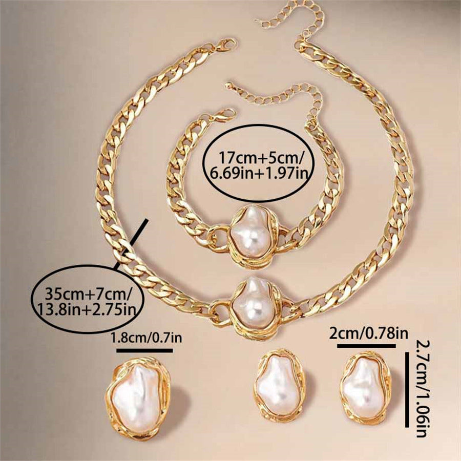 Collier Vintage Tendance en Perles Formes en Soldes
