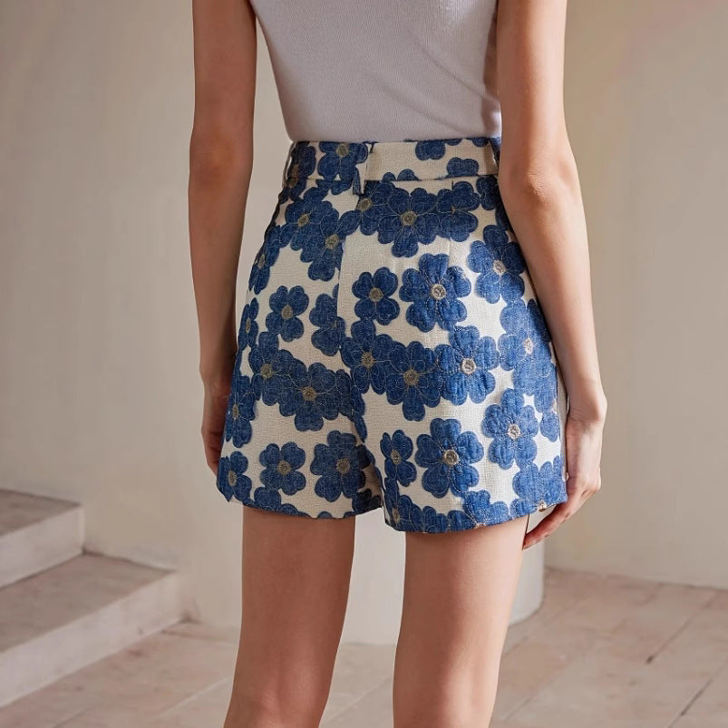 Women's Floral-print Shorts