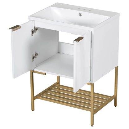 24" Bathroom Vanity with Sink by eprolo