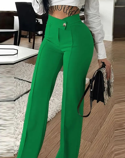 Pantalones de campana ajustados
