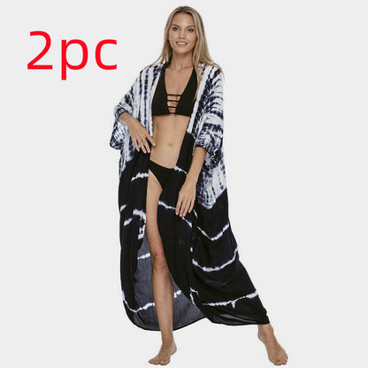 Robe de plage de villégiature en polyester anti-UV pour femmes