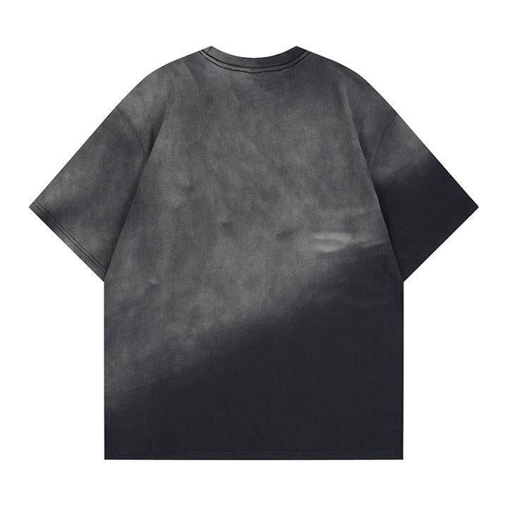 Make old spray painted letter short sleeves