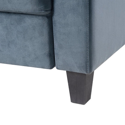 Gray Couch Comfortable Sectional Couches and Sofas for Living Room Office Small Space Chenille by eprolo