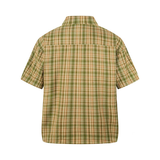 Long haired girl and puppy embroidered shirt