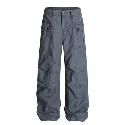 Splicing Loose Wide Leg Pants by eprolo