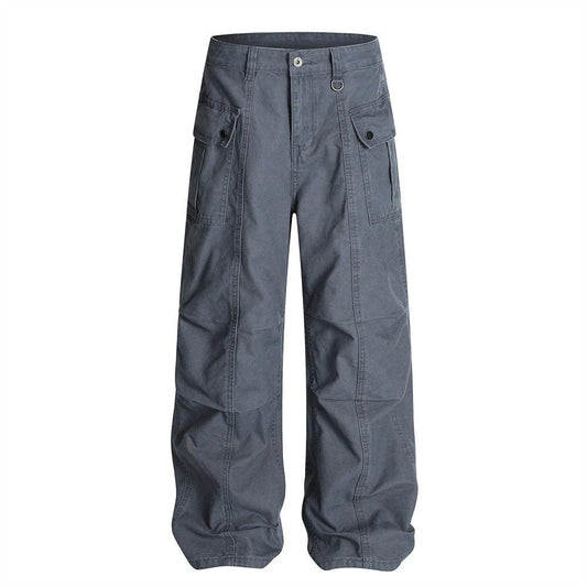 Splicing Loose Wide Leg Pants by eprolo