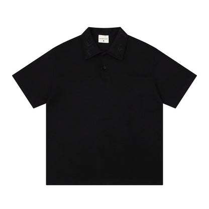 Collar short sleeved T-shirt