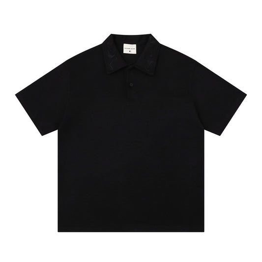 Collar short sleeved T-shirt