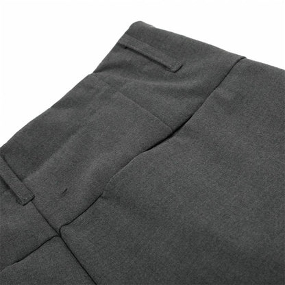 Solid Color Loose Wide Leg Curved Knife Pants by eprolo