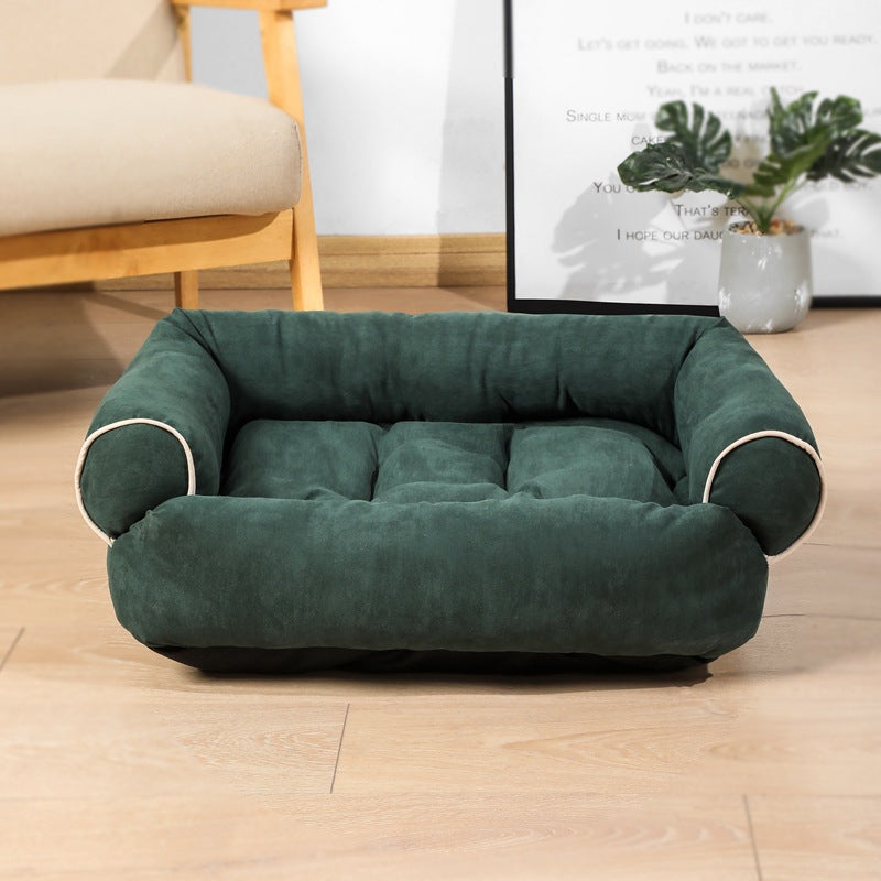 Canapé-lit pour chien, sac de couchage, chenil, chaton, maison pour animaux de compagnie, lits chauds d'hiver, coussin