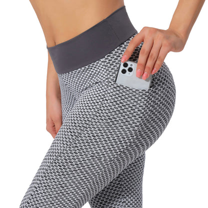 Pantalon de yoga de sport taille haute liftant les hanches pour femmes