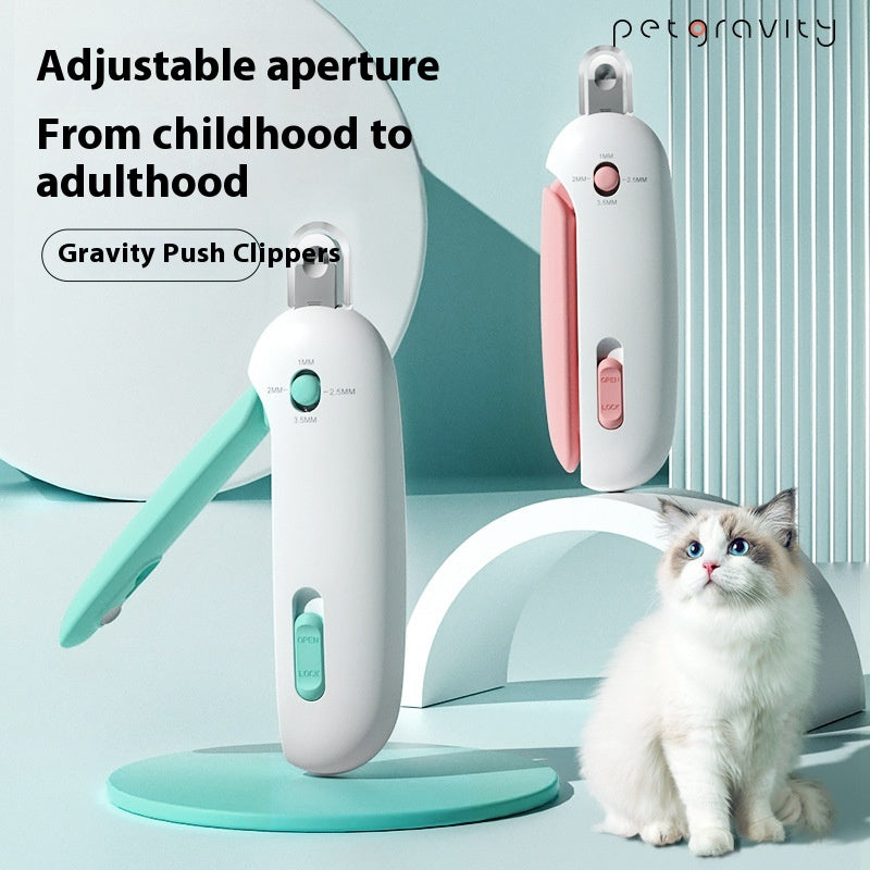 Tijeras Cortaúñas para Gato con Tijeras de Empuje por Gravedad