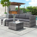 Garden Corner Sofa Rattan Garden Furniture Patio Set