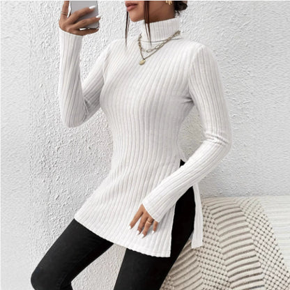 Pull à col roulé pour femme