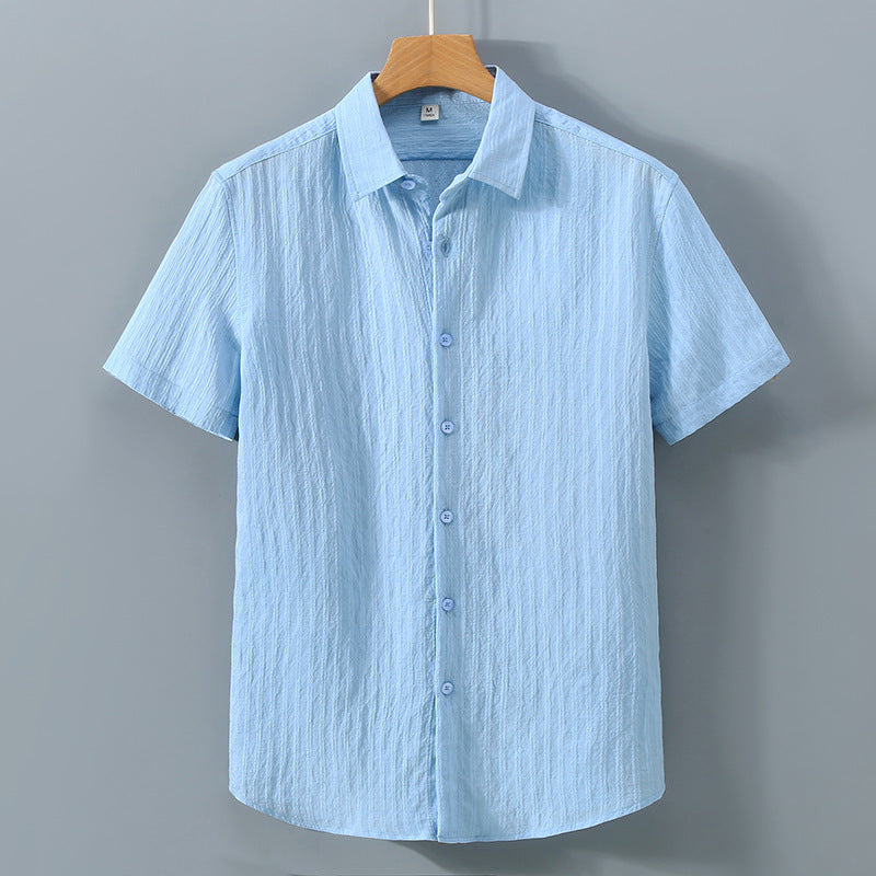 Chemise Homme Anti-UV Ample Coton Respirant