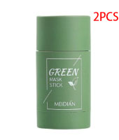 Mascarilla de Té Verde Limpiadora en Barra de Arcilla Control de Grasa Anti-Acné Blanqueadora con Algas Marinas Cuidado de la Piel